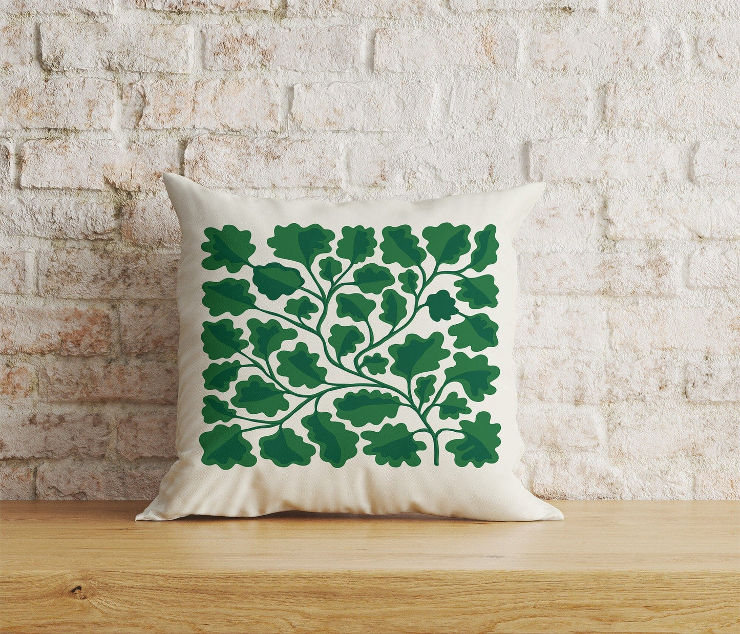 Onay Home Textile Cushion Covers 3 / 12 x 12 inch (30 x 30 cm) Double Side Palm Green Grove Cushion Covers Indoor/Outdoor Pillow Covers