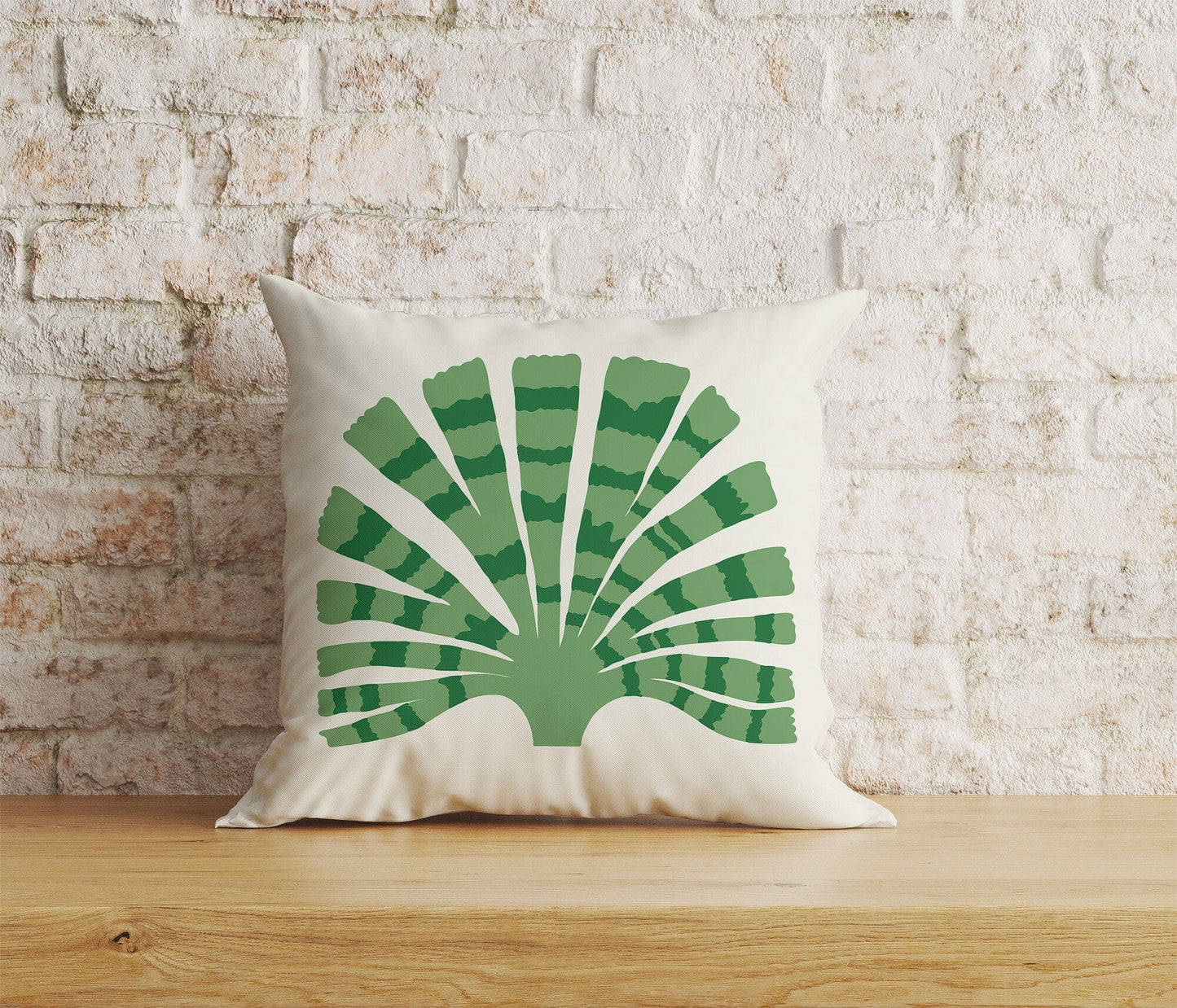 Onay Home Textile Cushion Covers 2 / 12 x 12 inch (30 x 30 cm) Double Side Palm Green Grove Cushion Covers Indoor/Outdoor Pillow Covers