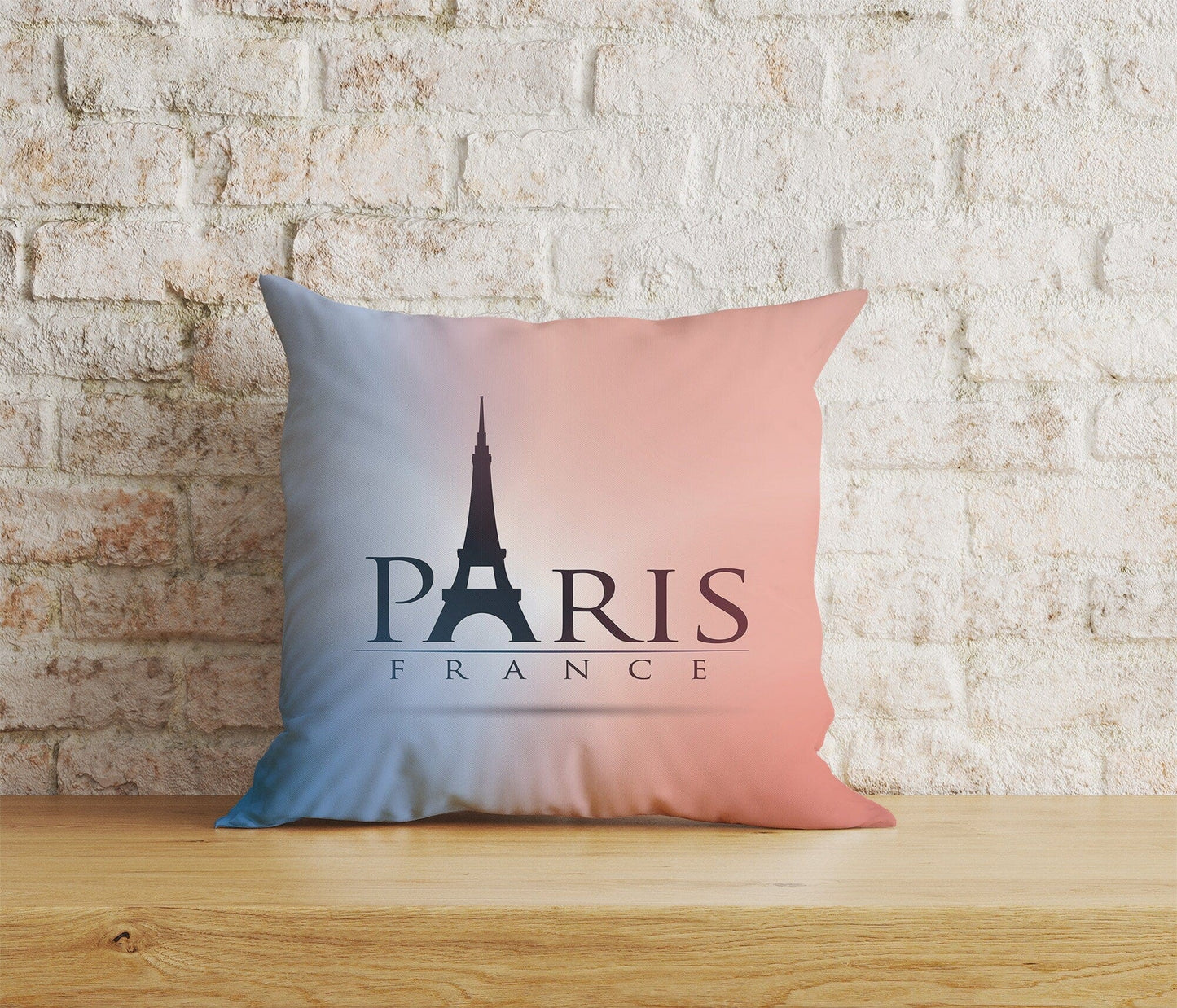 Onay Home Textile Cushion Covers 7 / 12 x 12 inch (30 x 30 cm) Double Side Paris Eiffel Tower Cushion Cover Abstract Paris Pillow Cover