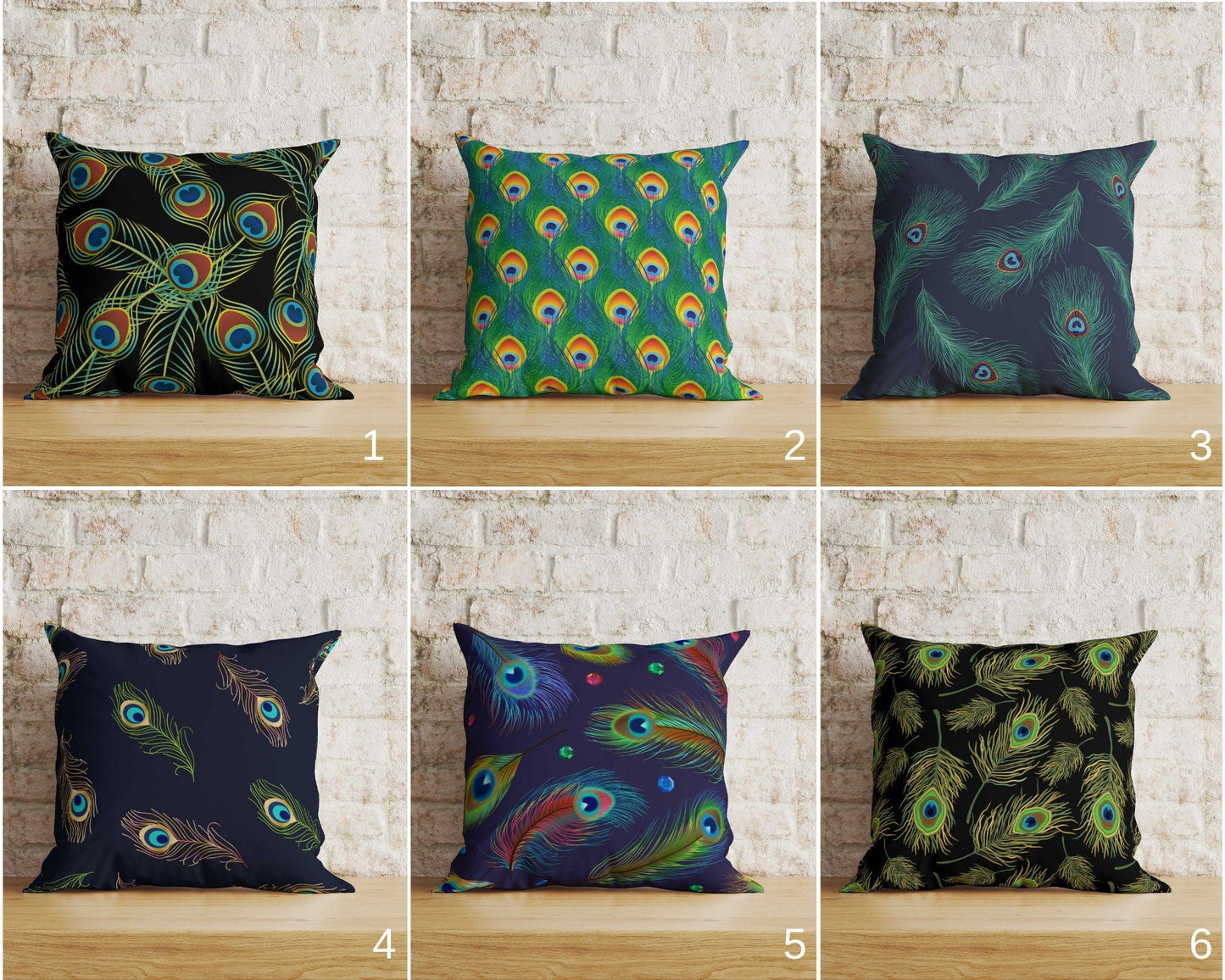Onay Home Textile Cushion Covers Peacock Cushion Covers Peacock Throw Cushions Peafowl