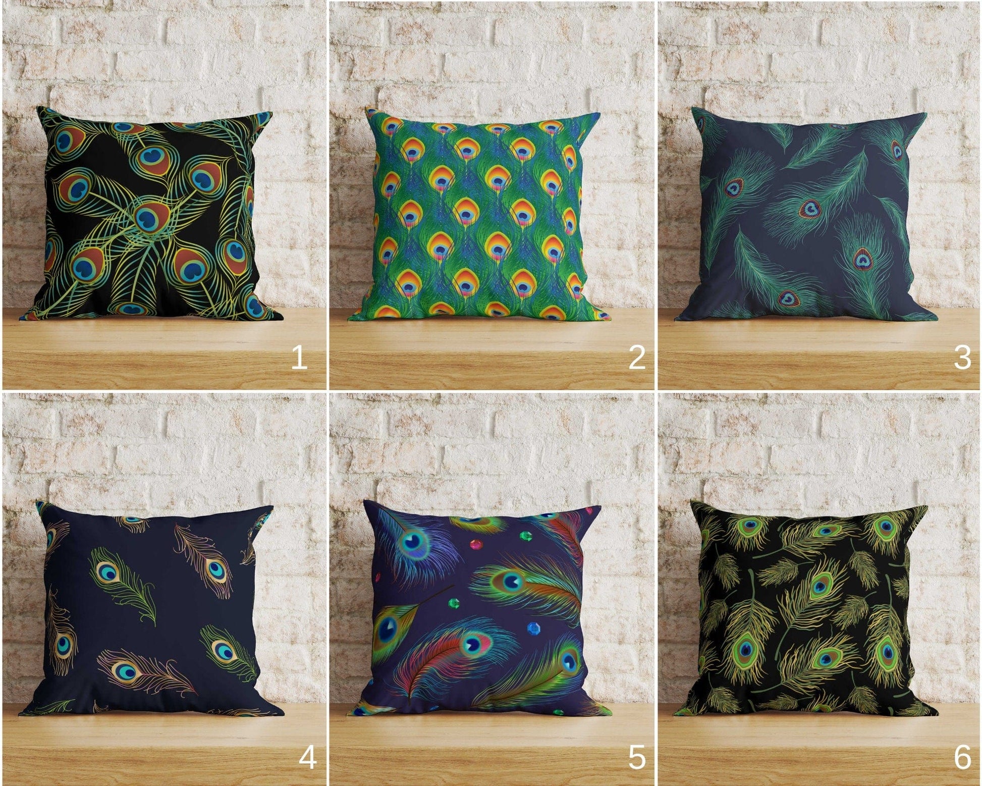 Onay Home Textile Cushion Covers Peacock Cushion Covers Peacock Throw Cushions Peafowl