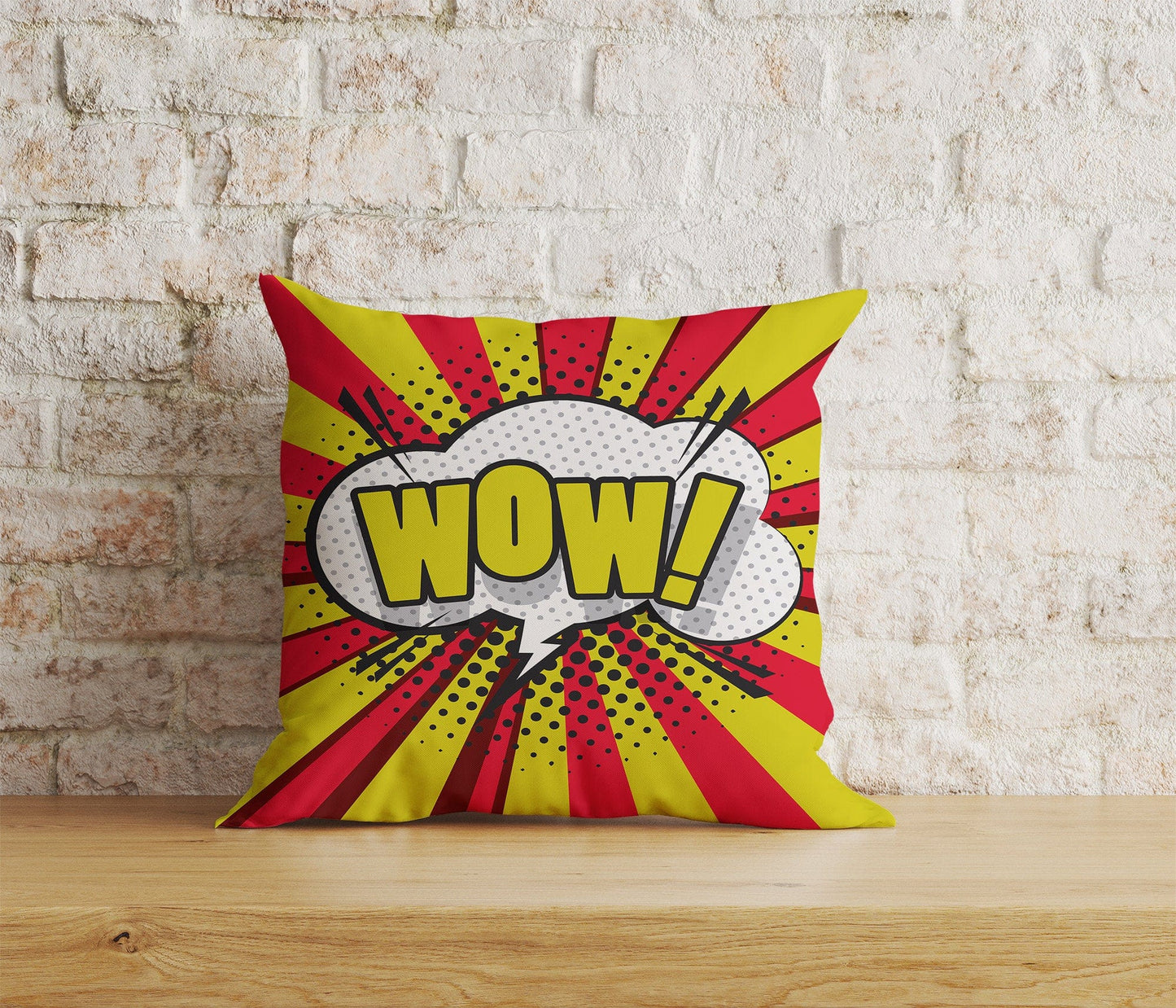 Onay Home Textile Cushion Covers 8 / 12 x 12 inch (30 x 30 cm) Double Side Pop Art Cushion Cover Lips Wow Pop Art Woman Pillow Covers