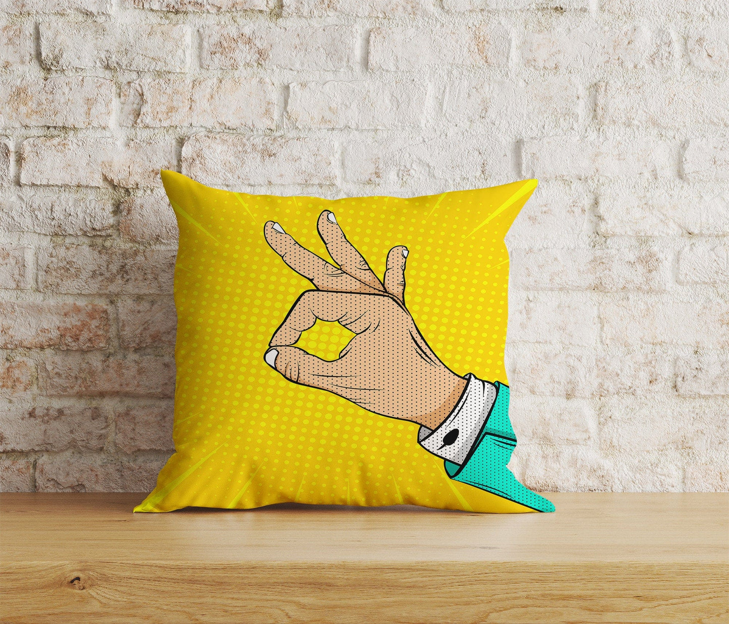 Onay Home Textile Cushion Covers 7 / 12 x 12 inch (30 x 30 cm) Double Side Pop Art Cushion Cover Lips Wow Pop Art Woman Pillow Covers