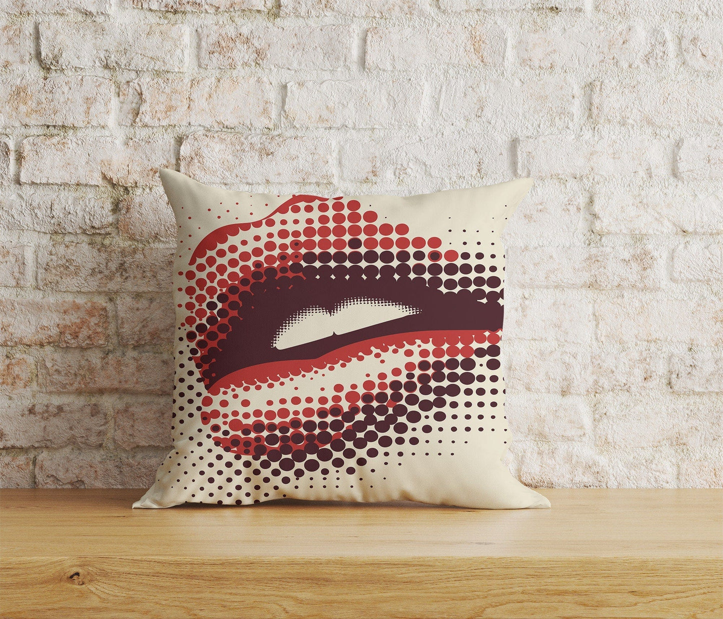 Onay Home Textile Cushion Covers 3 / 12 x 12 inch (30 x 30 cm) Double Side Pop Art Pillow Covers Kissing Cushion Covers Illustration