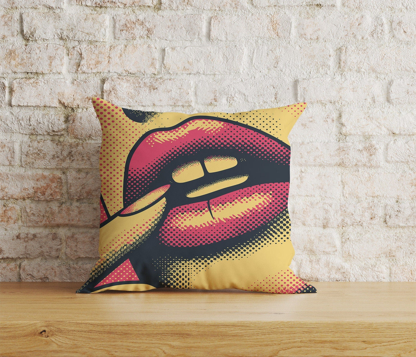 Onay Home Textile Cushion Covers 1 / 12 x 12 inch (30 x 30 cm) Double Side Pop Art Pillow Covers Kissing Cushion Covers Illustration