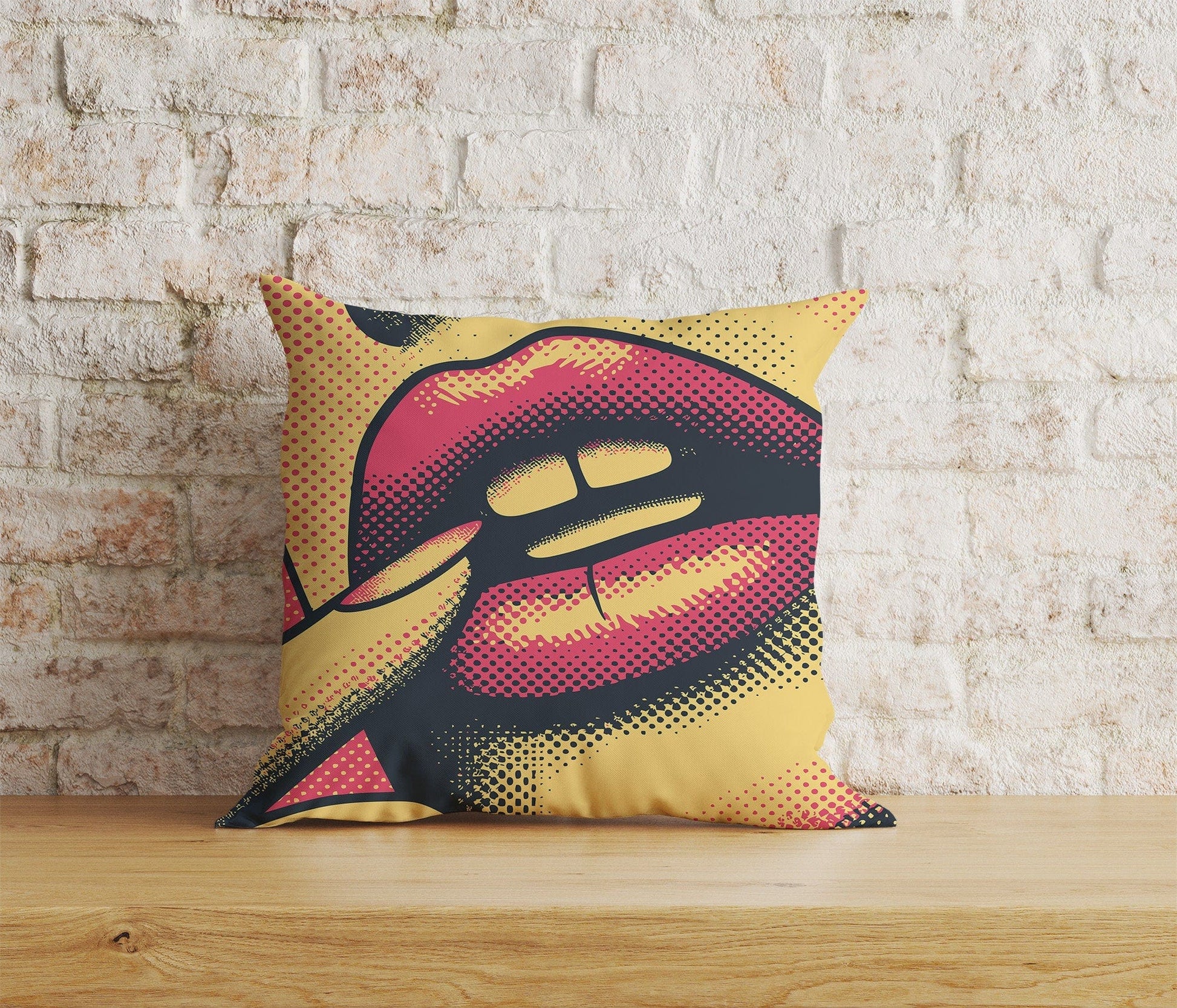 Onay Home Textile Cushion Covers 1 / 12 x 12 inch (30 x 30 cm) Double Side Pop Art Pillow Covers Kissing Cushion Covers Illustration