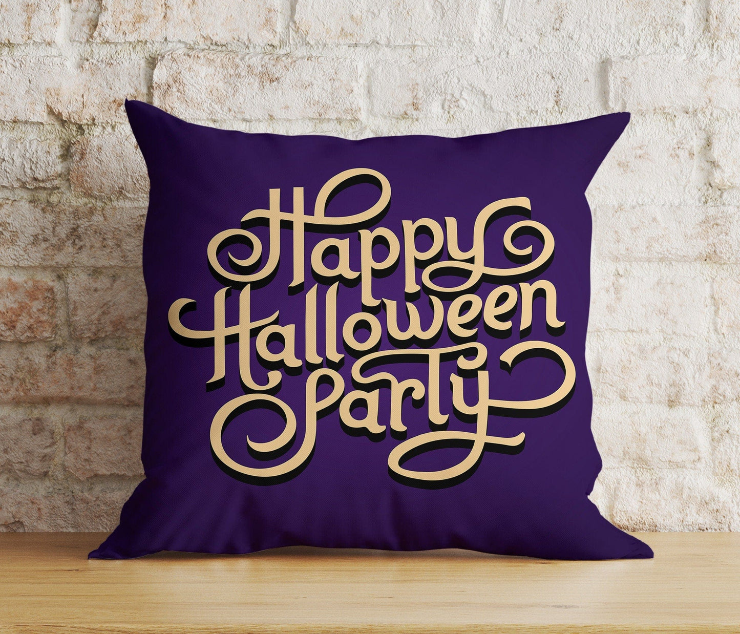 Onay 6 / 12 x 12 inch (30 x 30 cm) Double Side Pumpkin Halloween Party Spider With October 31 Cushion Cover