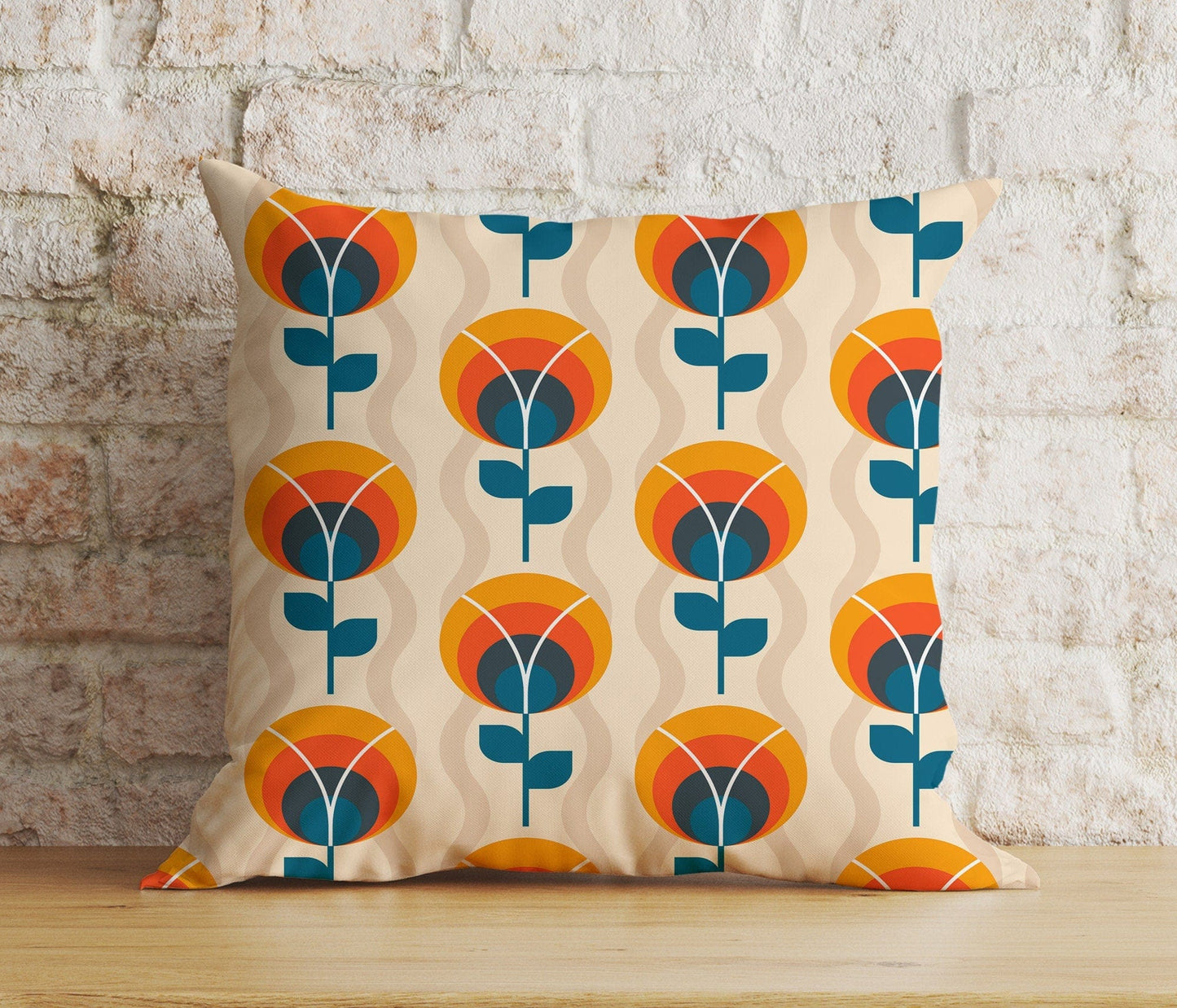 Onay 8 / 12 x 12 inch (30 x 30 cm) Double Side Retro Nostalgic Geometric Home Decoration Cushion Cover