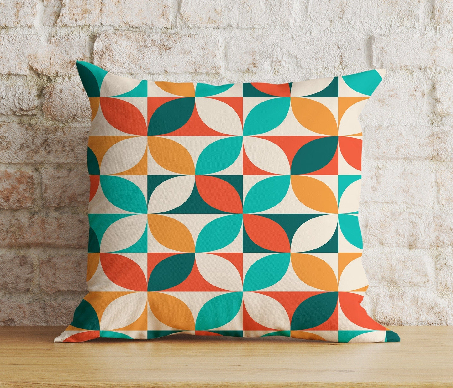Onay 4 / 12 x 12 inch (30 x 30 cm) Double Side Retro Nostalgic Geometric Home Decoration Cushion Cover