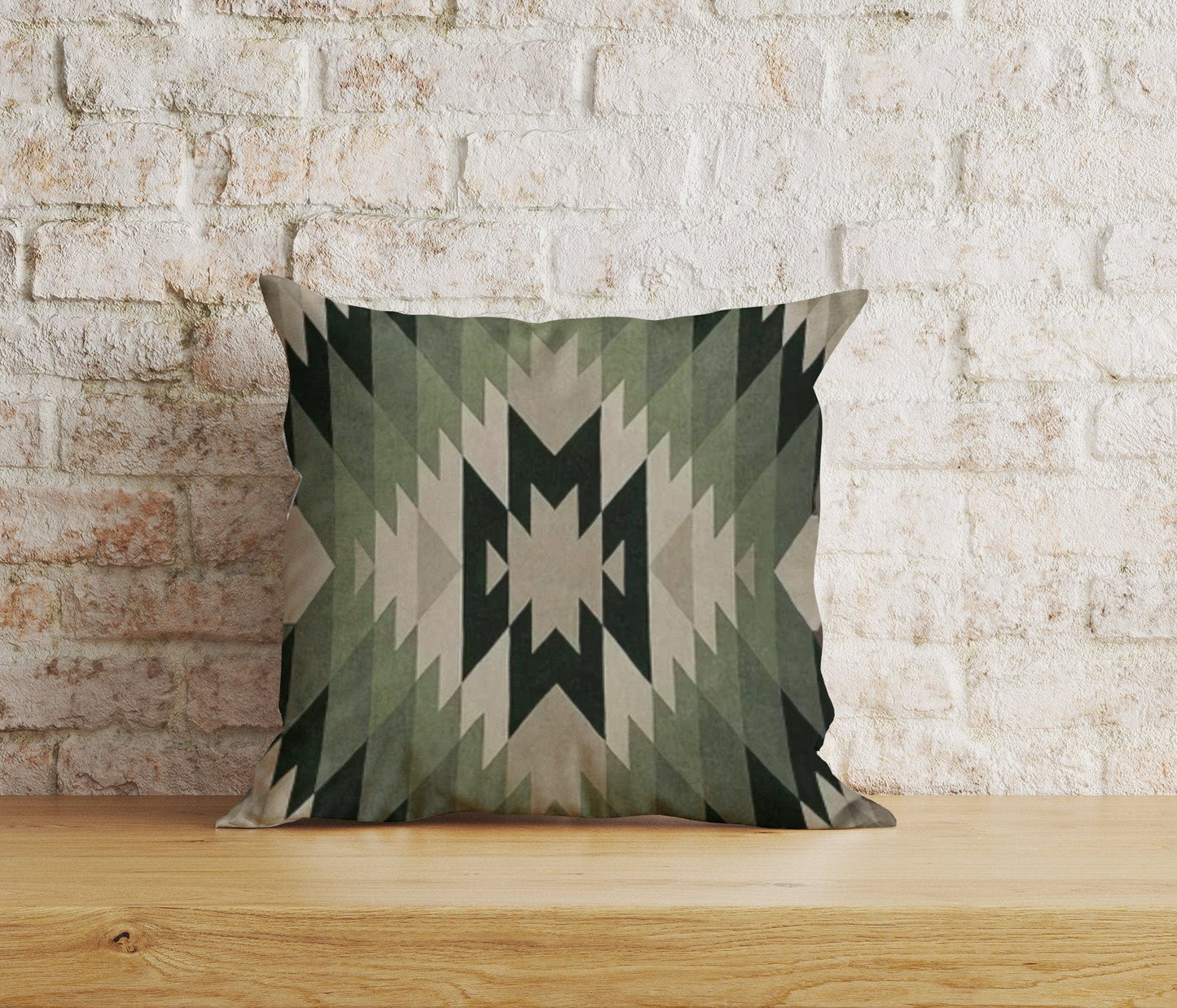 Onay Home Textile Cushion Covers 7 / 12 x 12 inch (30 x 30 cm) Double Side Rug Design Cushion Covers Terracotta Southwestern Pillow