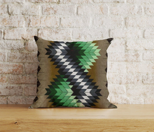 Onay Home Textile Cushion Covers 1 / 12 x 12 inch (30 x 30 cm) Double Side Rug Design Cushion Covers Terracotta Southwestern Pillow