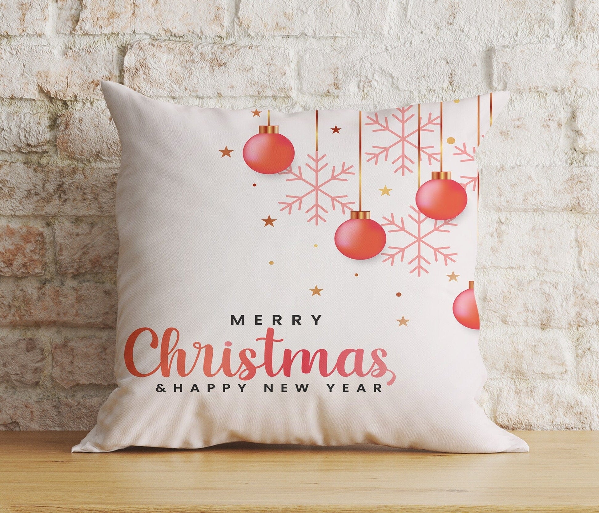 Onay 6 / 12 x 12 inch (30 x 30 cm) Double Side Santa Claus Christmas Stocking Ornament Cushion Covers