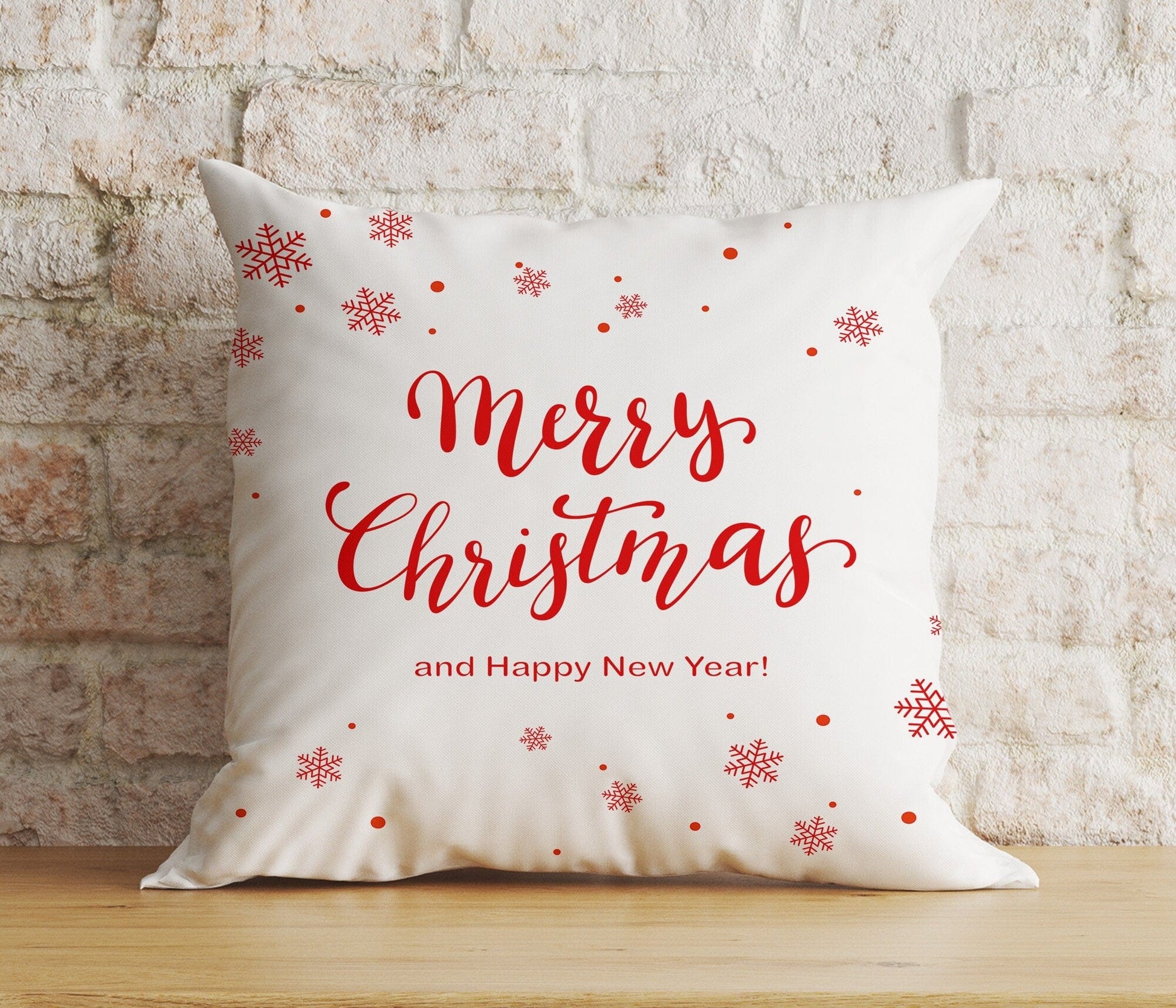 Onay 4 / 12 x 12 inch (30 x 30 cm) Double Side Santa Claus Christmas Stocking Ornament Cushion Covers