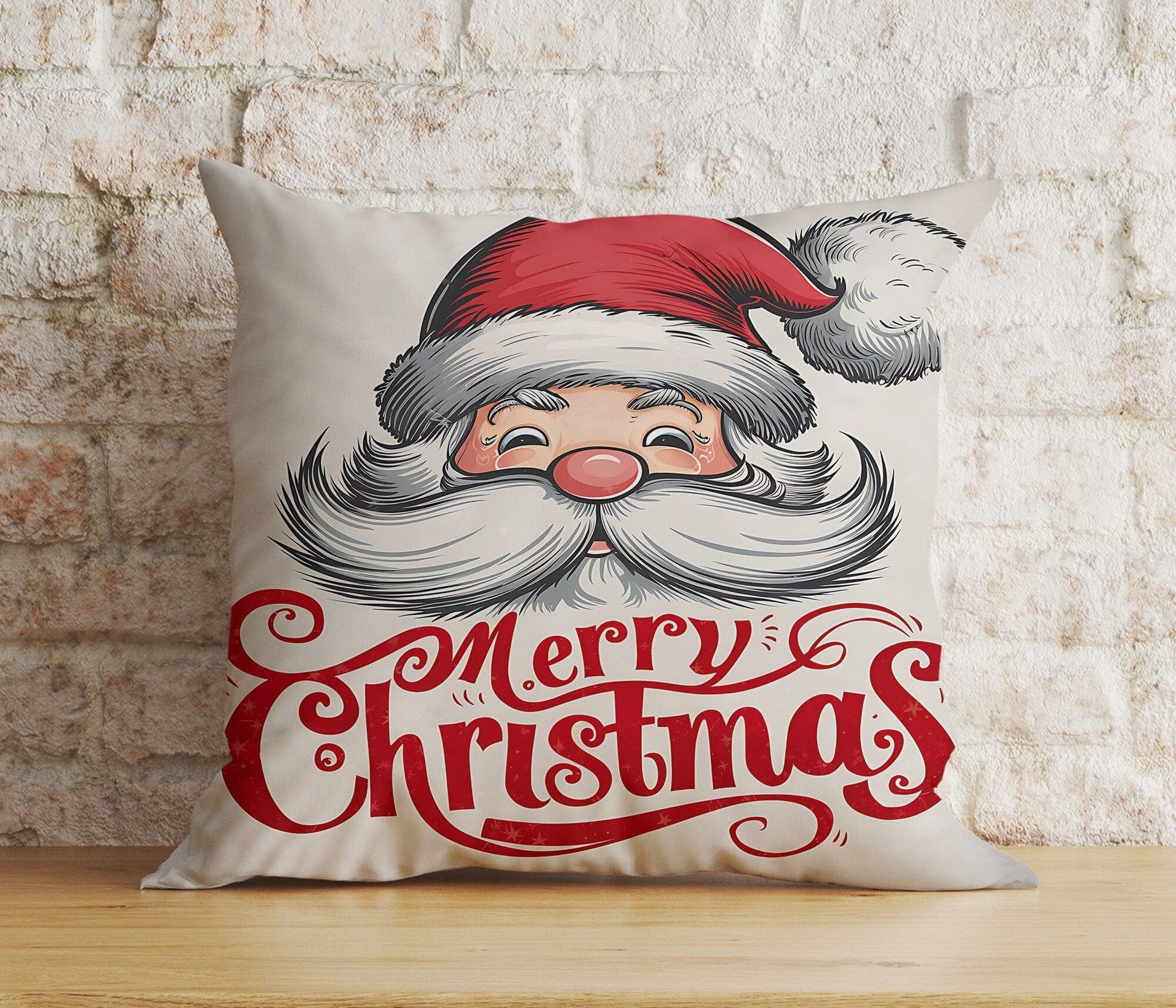 Onay 9 / 12 x 12 inch (30 x 30 cm) Double Side Santa Claus Gifts Ho ho ho Christmas Holiday Cushion Cover