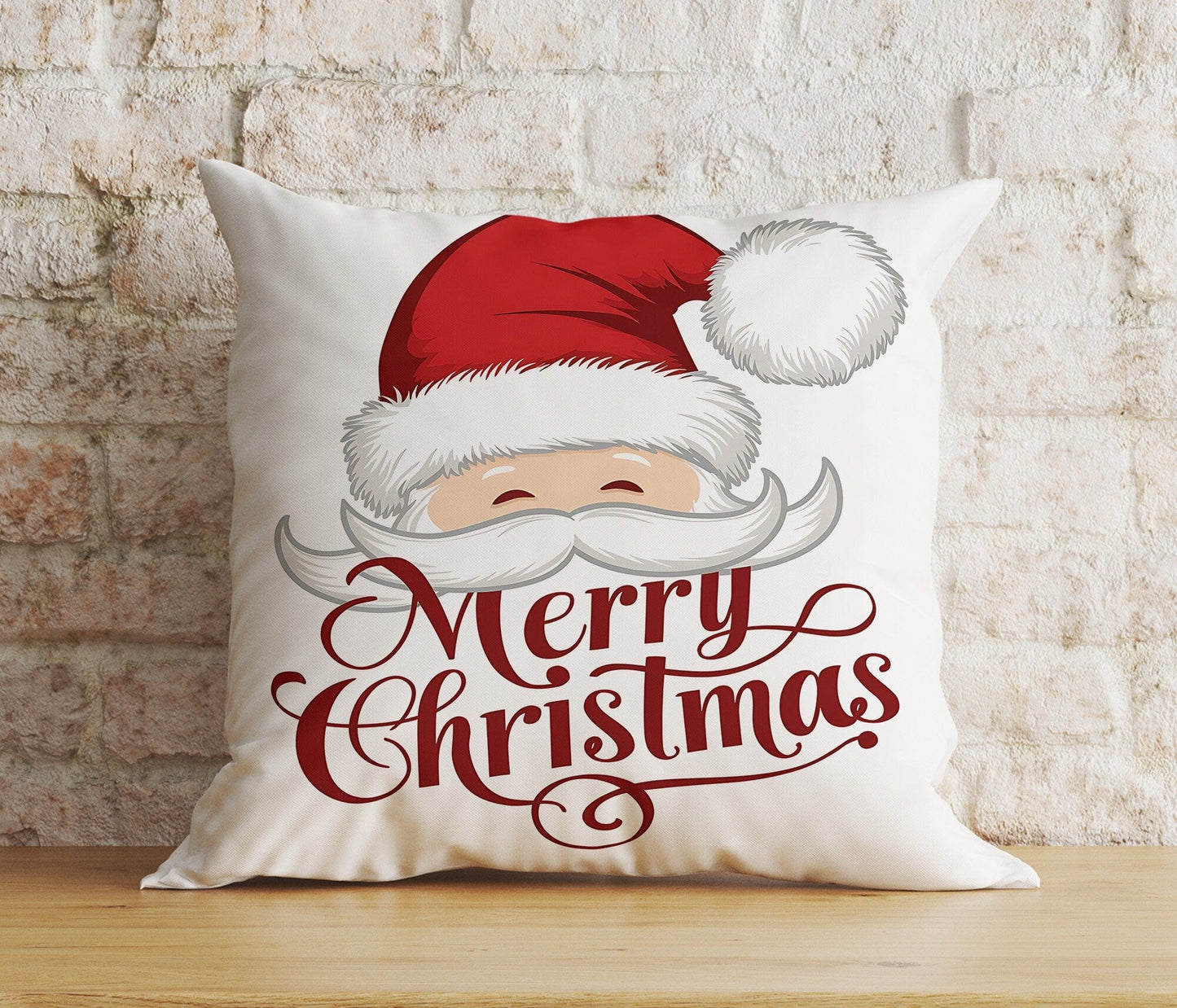 Onay 8 / 12 x 12 inch (30 x 30 cm) Double Side Santa Claus Gifts Ho ho ho Christmas Holiday Cushion Cover