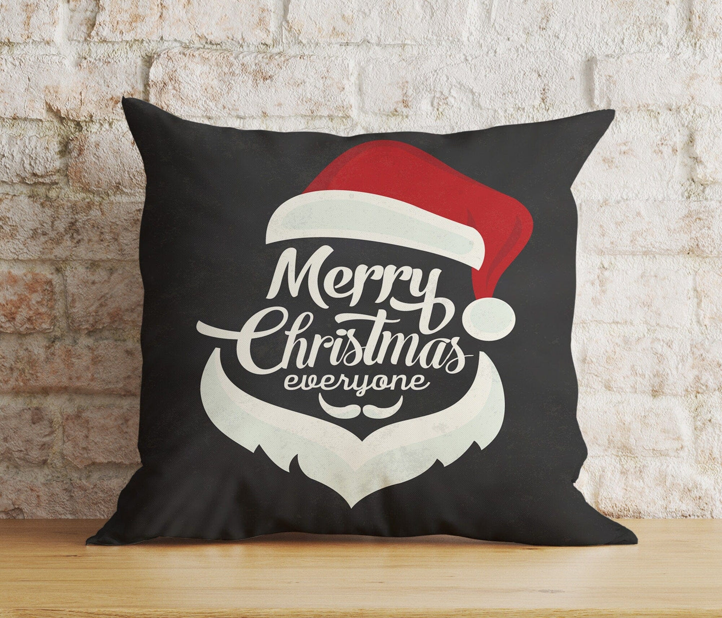 Onay 3 / 12 x 12 inch (30 x 30 cm) Double Side Santa Claus Gifts Ho ho ho Christmas Holiday Cushion Cover