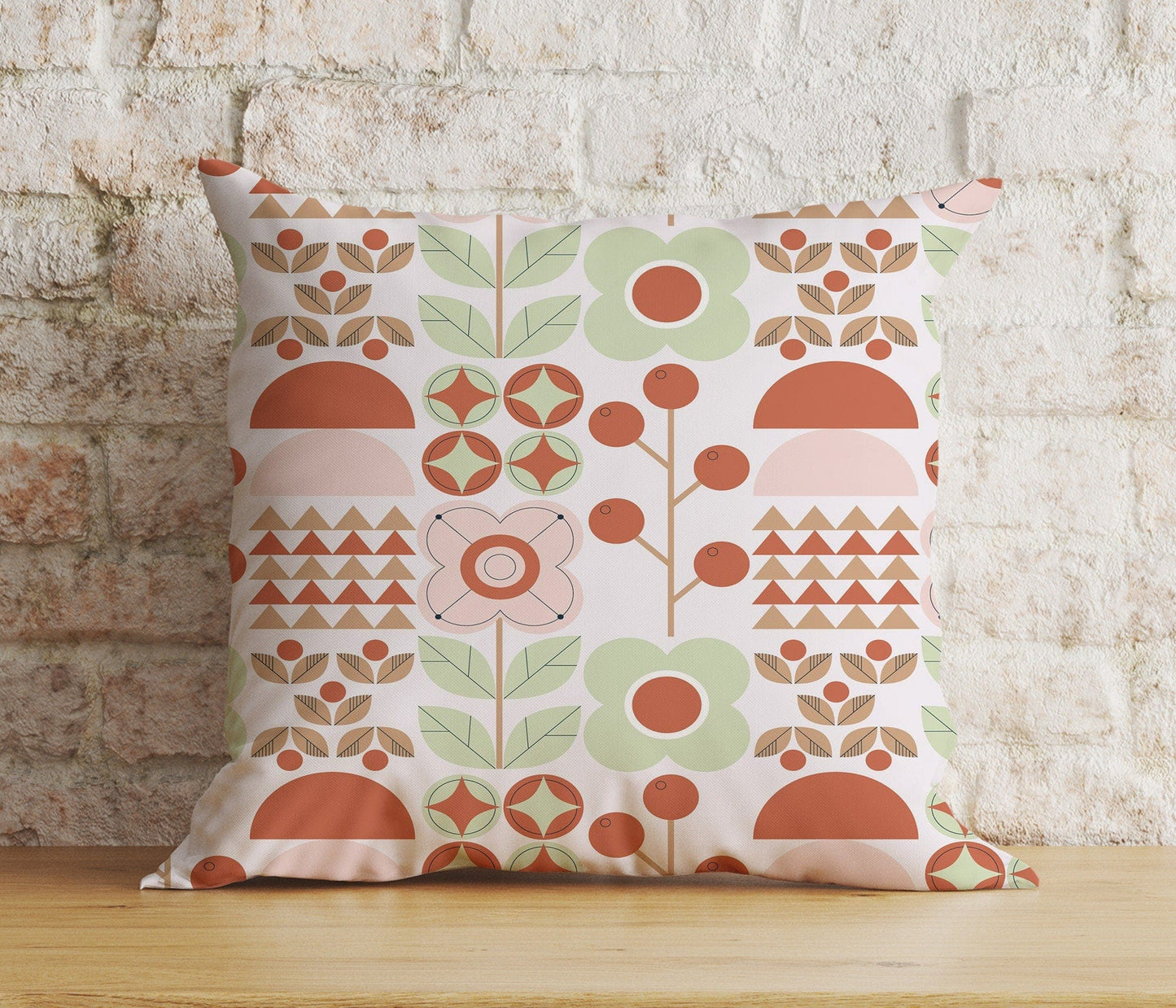 Onay Home Textile Cushion Covers 4 / 12 x 12 inch (30 x 30 cm) Double Side Scandinavian Floral Pillow Cover Blue Scandi Cushion Cover
