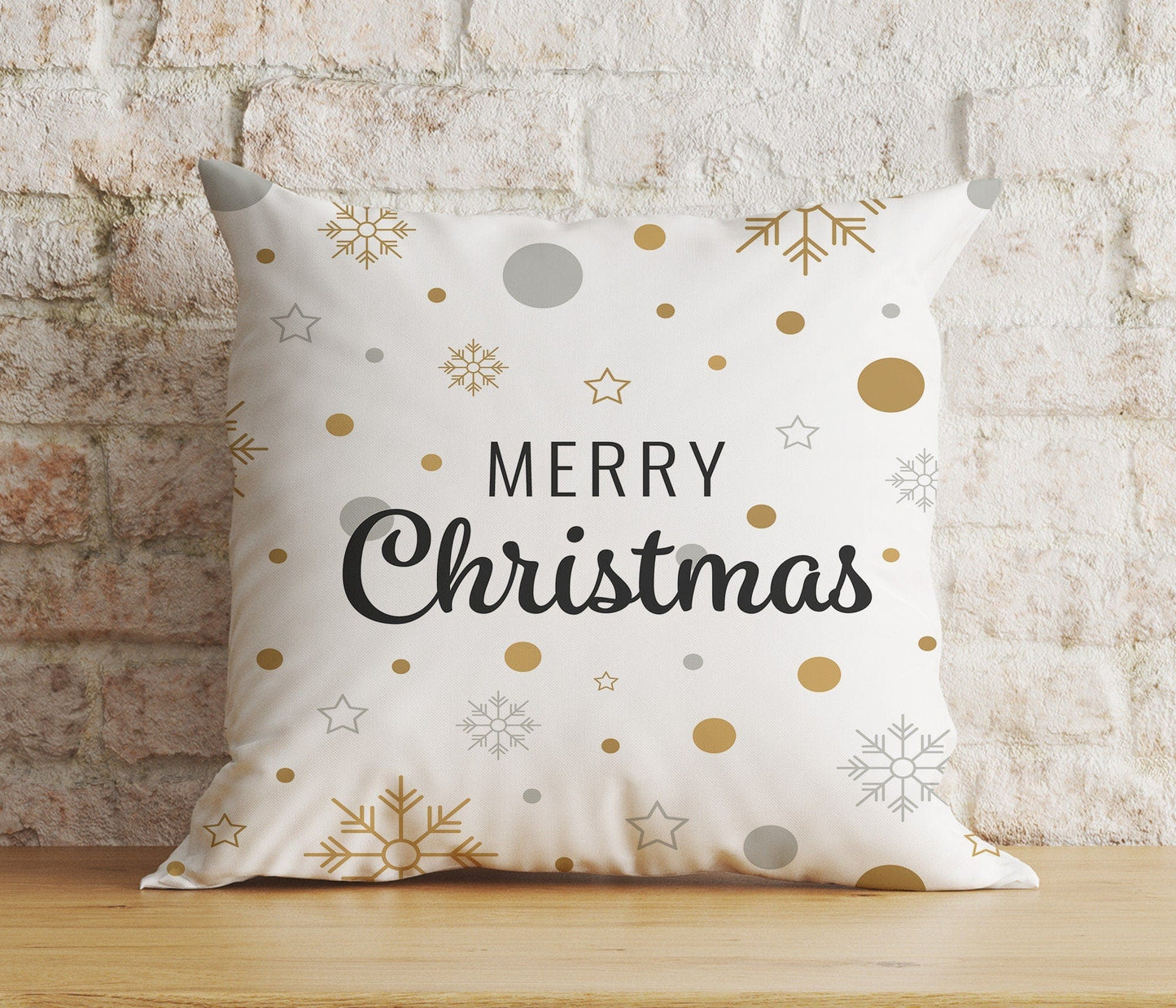 Onay 2 / 12 x 12 inch (30 x 30 cm) Double Side Snowman Botanical Christmas Festive Green Cushion Covers