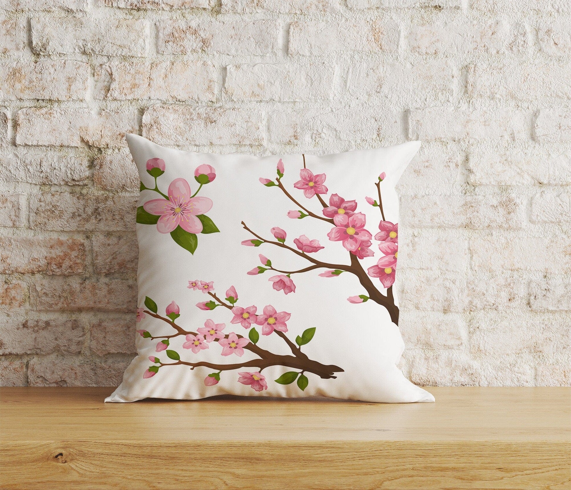 Onay 9 / 12 x 12 inch (30 x 30 cm) Spring Blossoms Pink Flowers Home Decor Cushion Cover