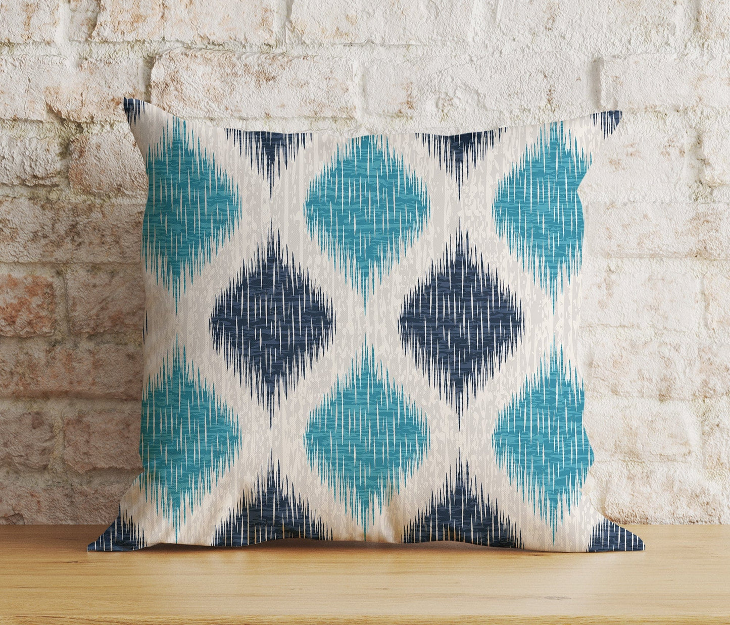 Onay 7 / 12 x 12 inch (30 x 30 cm) Tribal Aztec Southwestern Ikat Home Decoration Cushion Cover