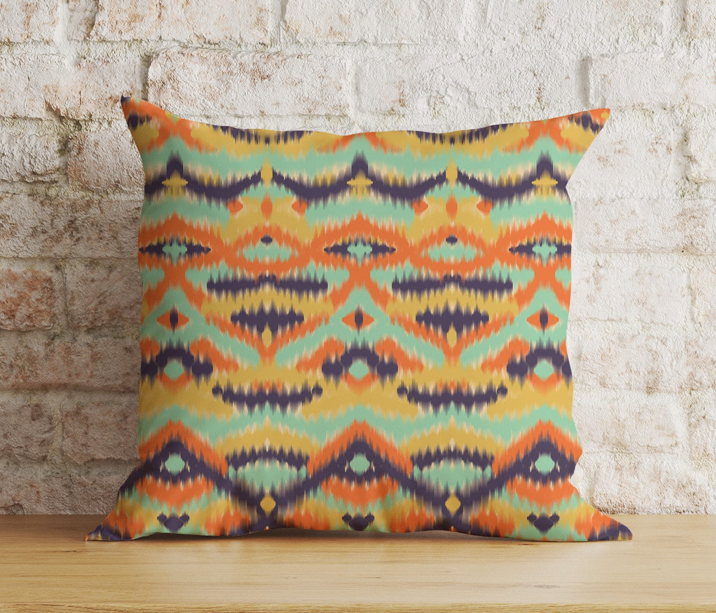 Onay 5 / 12 x 12 inch (30 x 30 cm) Tribal Aztec Southwestern Ikat Home Decoration Cushion Cover