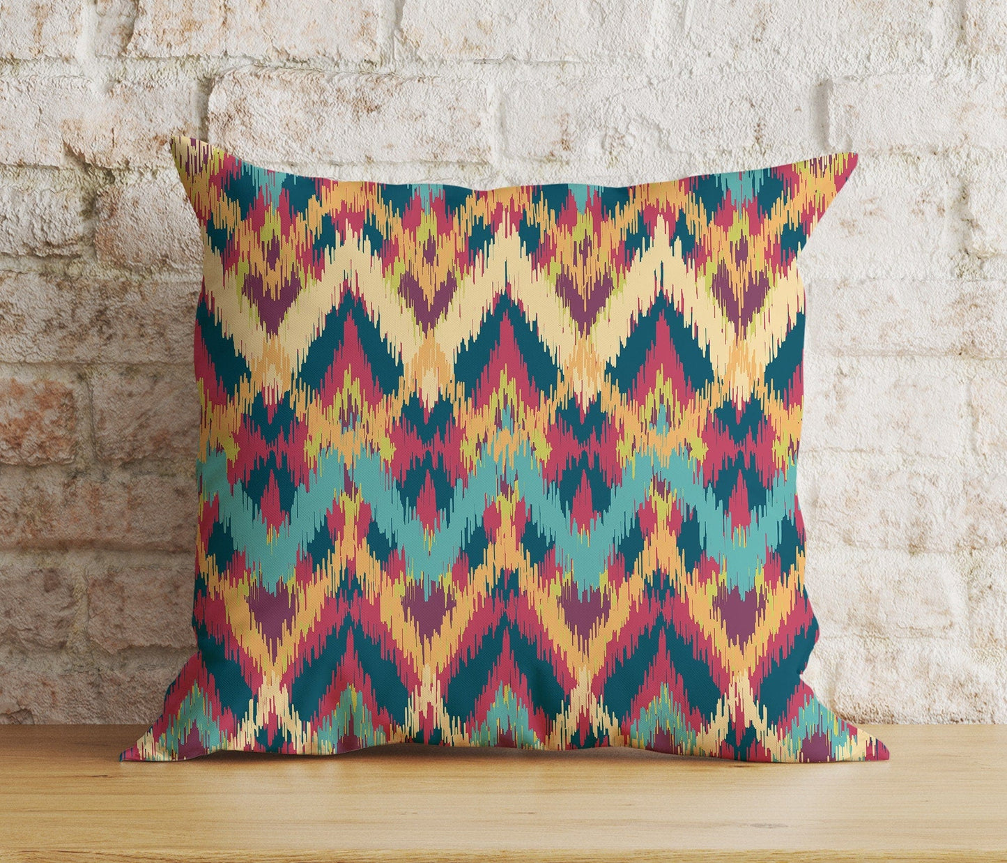 Onay 4 / 12 x 12 inch (30 x 30 cm) Tribal Aztec Southwestern Ikat Home Decoration Cushion Cover