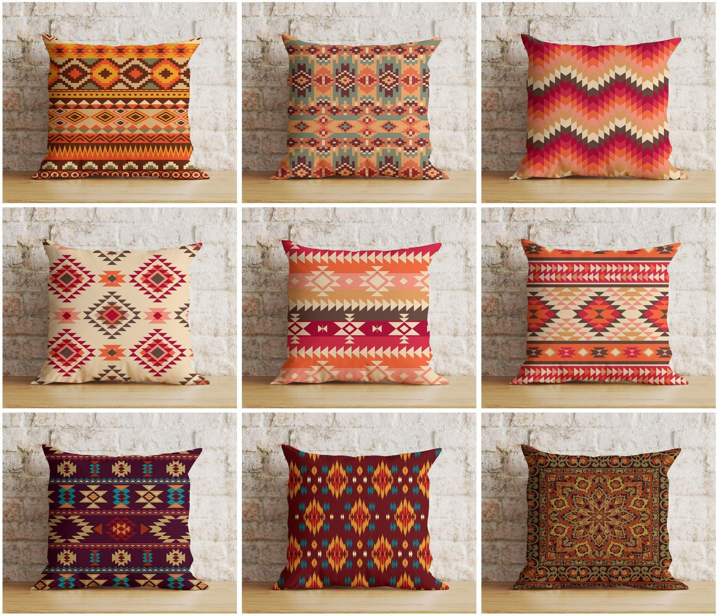 Onay Cushion Covers Turkish Kilim Cushion Cover Southwestern Tribal Bedroom Decor