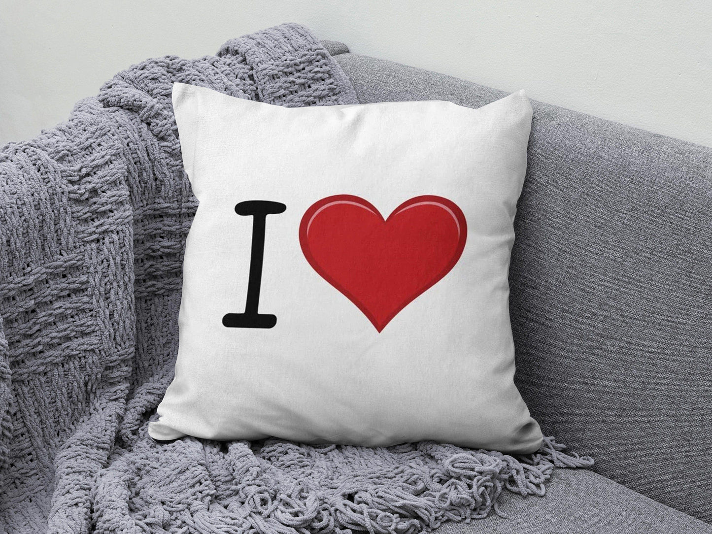 Onay 7 / 12 x 12 inch (30 x 30 cm) Valentine's Day Red Heart Romantic Cushion Cover