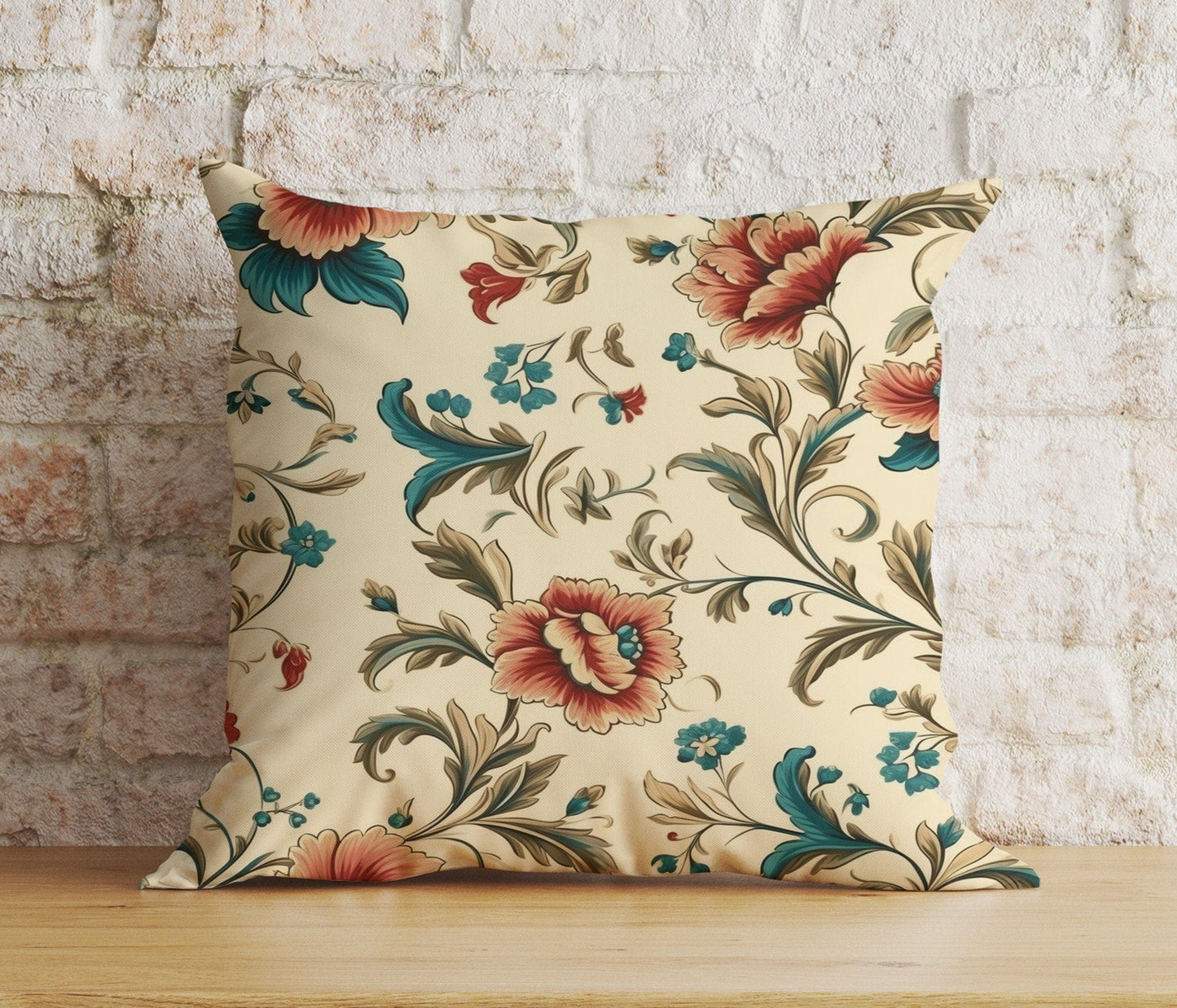Onay 9 / 12 x 12 inch (30 x 30 cm) Vintage Timeless Flower Botanical Patterns Cushion Cover