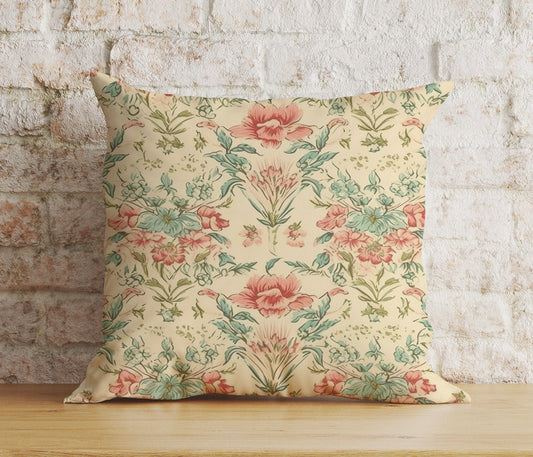 Onay 1 / 12 x 12 inch (30 x 30 cm) Vintage Timeless Flower Botanical Patterns Cushion Cover
