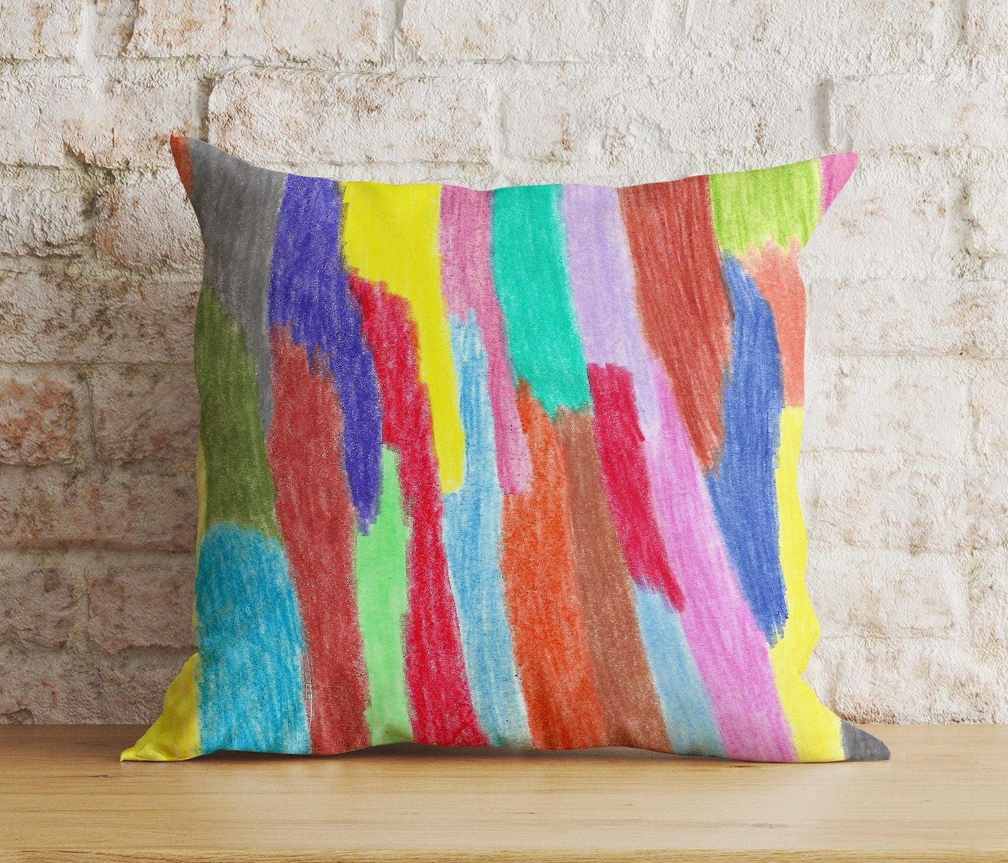 Onay 6 / 12 x 12 inch (30 x 30 cm) Vivid Abstract Decorative Splash Effect Cushion Cover