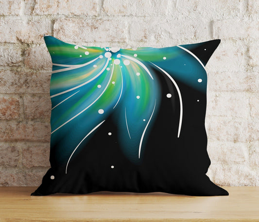 Onay 1 / 12 x 12 inch (30 x 30 cm) Vivid Space Galactic Space Themed Unique Cushion Cover