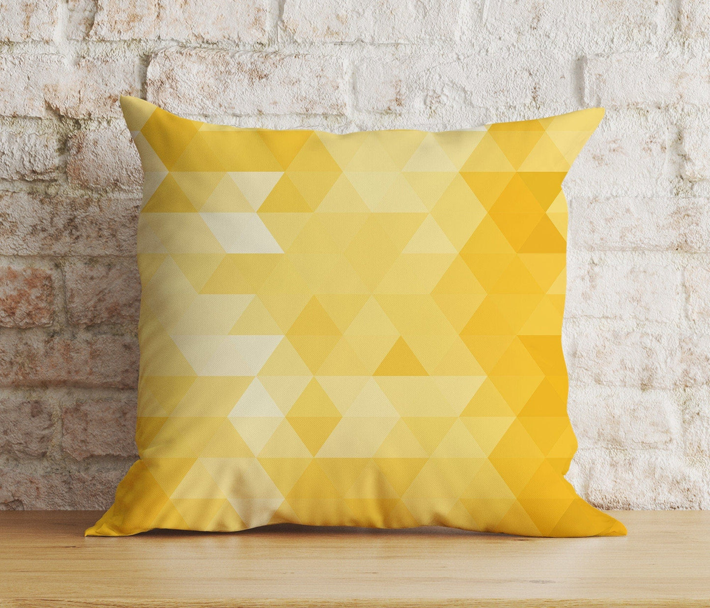 Onay 6 / 12 x 12 inch (30 x 30 cm) Yellow Abstract Floral Spring Summer Trend Cushion Cover