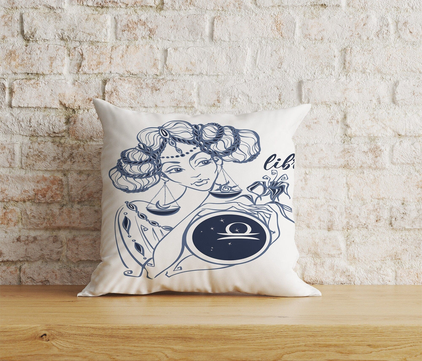 Onay 8 / 12 x 12 inch (30 x 30 cm) Zodiac Astrology Aquarius Aries Leo Virgo Cushion Cover