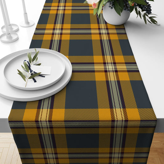 Plaid & Tartan Table Runner Collection - A Variety of Colours