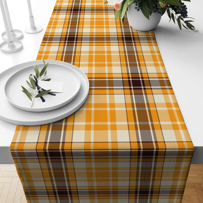 Plaid & Tartan Table Runner Collection - A Variety of Colours