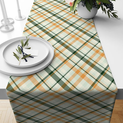 Plaid & Tartan Table Runner Collection - A Variety of Colours
