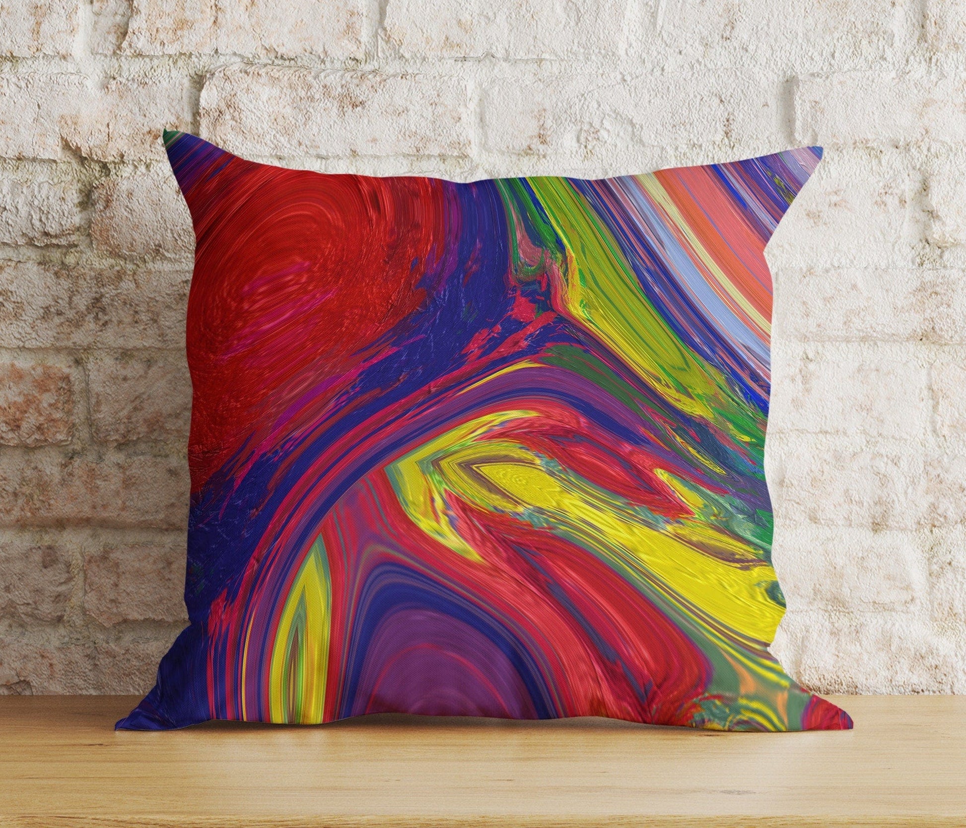 Onay 9 / 12 x 12 inch (30 x 30 cm) Double Side Abstract Colorful Cushion Cover Boho Decorative Pillow Cover