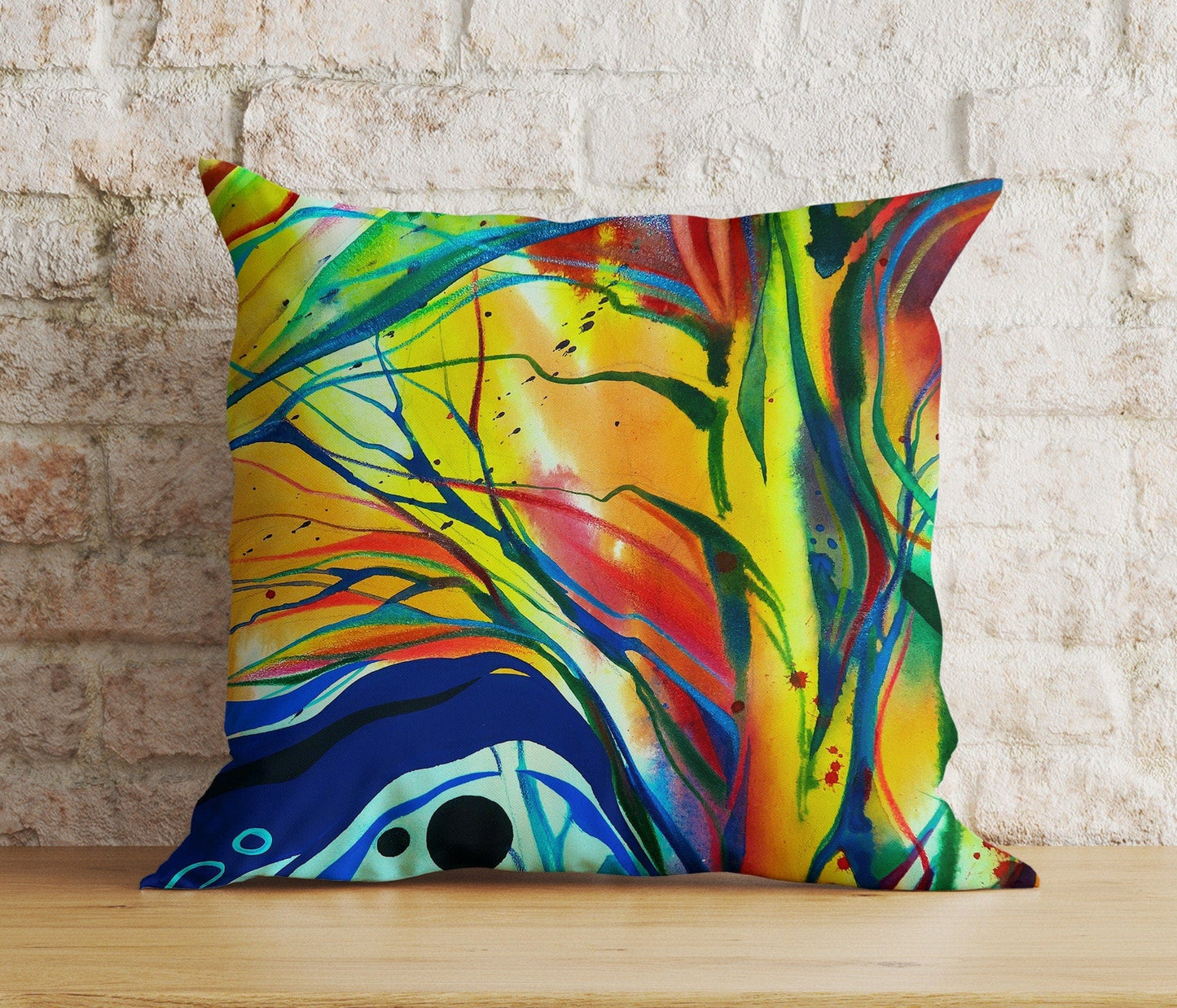 Onay 8 / 12 x 12 inch (30 x 30 cm) Double Side Abstract Colorful Cushion Cover Boho Decorative Pillow Cover
