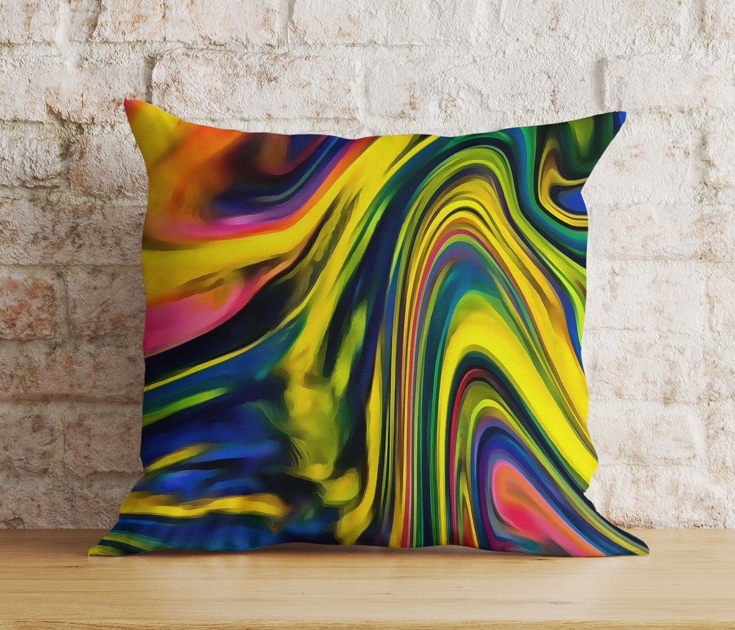 Onay 6 / 12 x 12 inch (30 x 30 cm) Double Side Abstract Colorful Cushion Cover Boho Decorative Pillow Cover