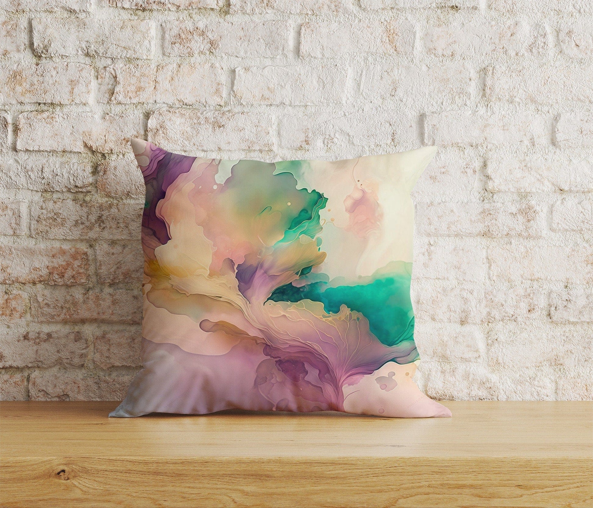 Onay Home Textile 5 / 12 x 12 inch (30 x 30 cm) Double Side Abstract Colorful Cushion Cover Living Room Pillow Cover