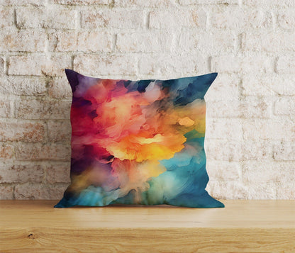 Onay Home Textile 4 / 12 x 12 inch (30 x 30 cm) Double Side Abstract Colorful Cushion Cover Living Room Pillow Cover