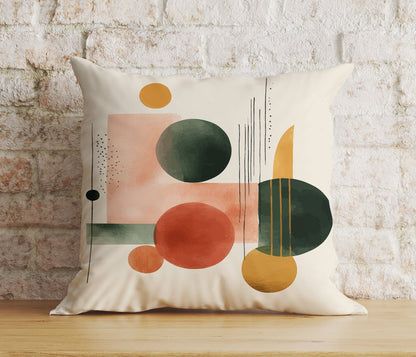 Onay Abstract Cushion Cover Mid Century Modern Pillow Cover Minimalist Drawing