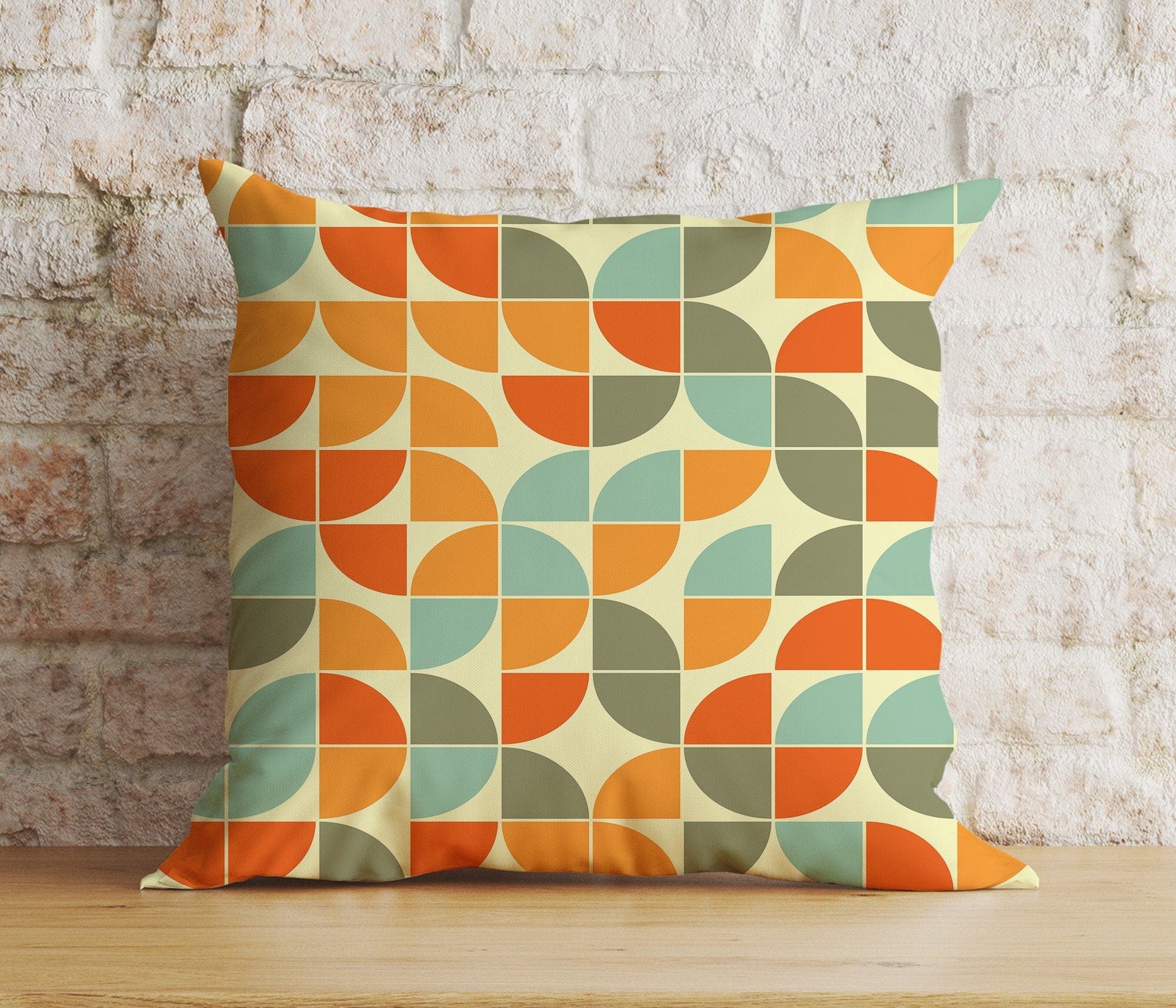 Onay Abstract Retro Cushion Cover Mid Century Modern Pillow Covers