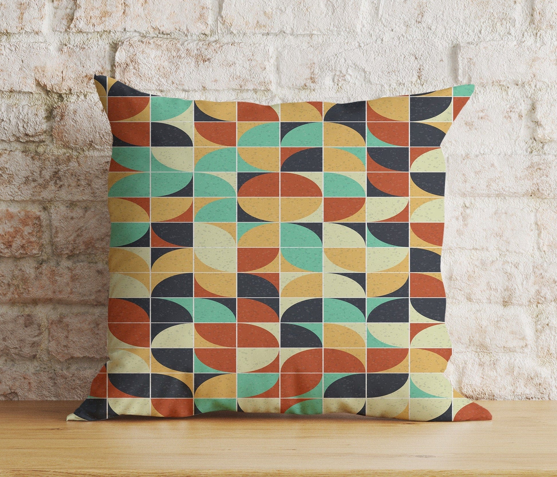 Onay Abstract Retro Cushion Cover Mid Century Modern Pillow Covers
