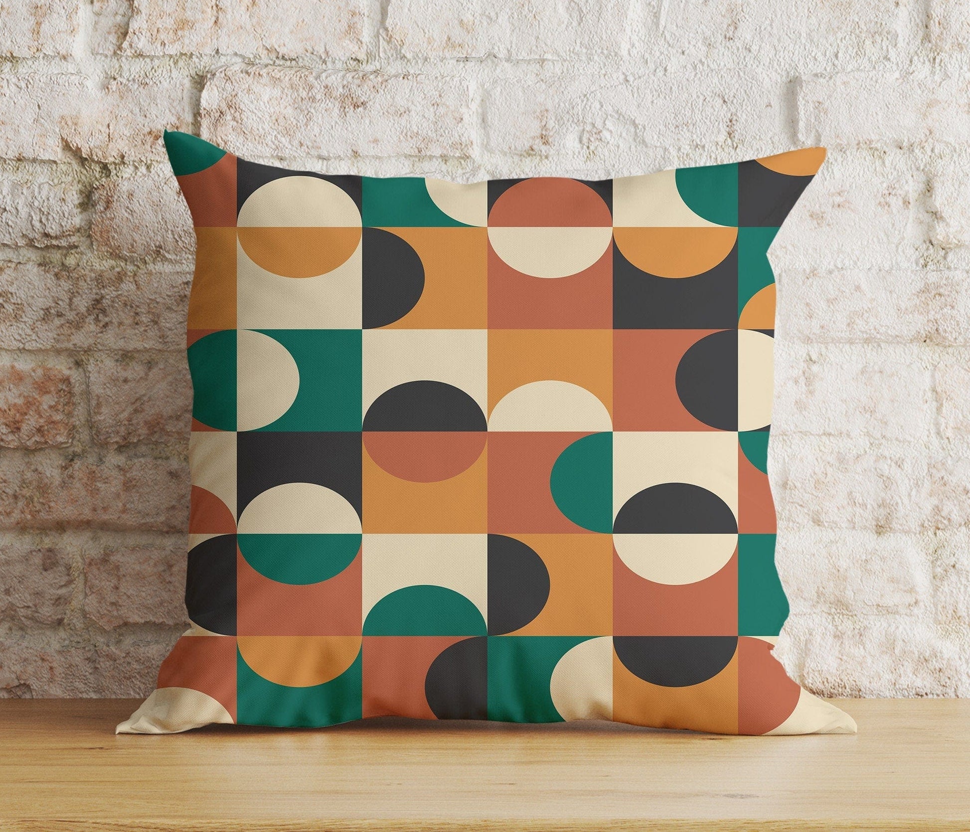 Onay Abstract Retro Cushion Cover Mid Century Modern Pillow Covers