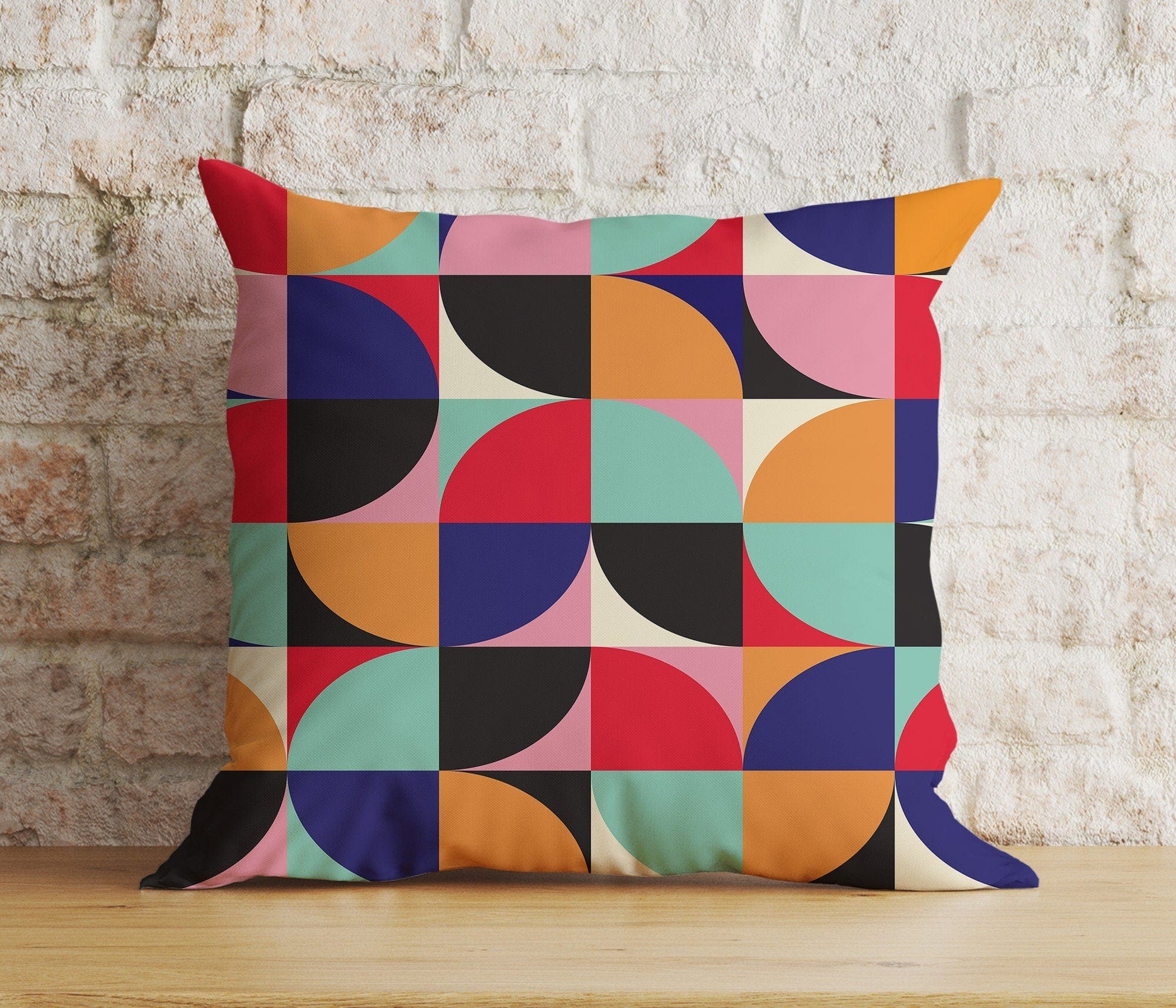 Onay Abstract Retro Cushion Cover Mid Century Modern Pillow Covers