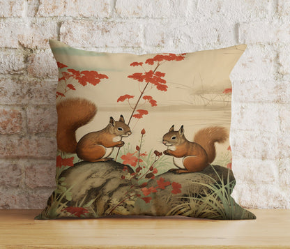 Onay Autumn Fall Trend Squirrel Throw Cushion Covers