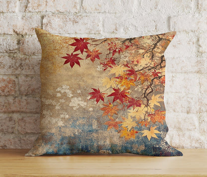 Onay Cushion Covers Autumn Trees and Leaves Pillow Cover Vibrant Fall Nature Cushion Covers