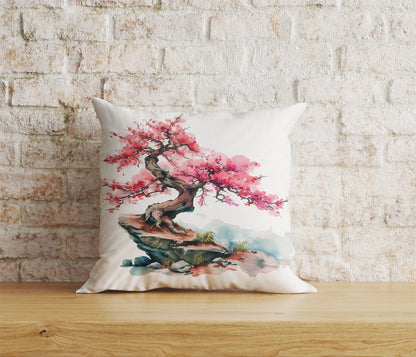 Onay Cushion Covers 9 / 12 x 12 inch (30 x 30 cm) Double Side Autumn Zen Garden Watercolor Garden Cushion Cover